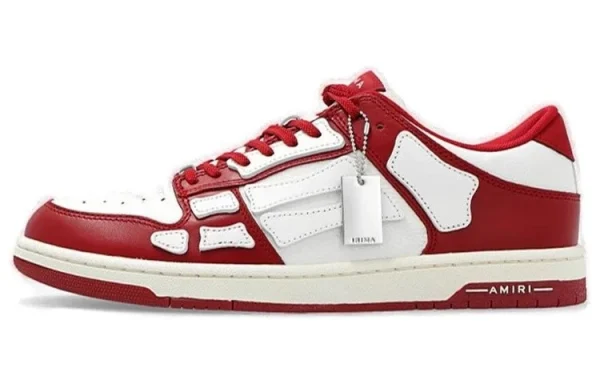 AMIRI Skel Top Low Red White