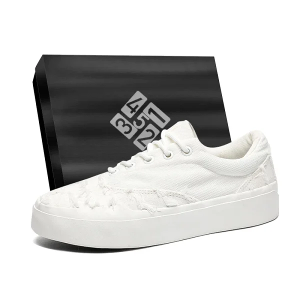 12345 Beggar Shoes Durable Lightweight And Breathable Low-Top Canvas Shoes Men's