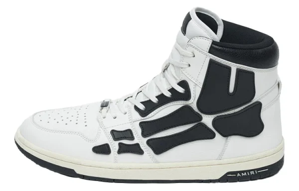 AMIRI Skel Top High 'White Black'