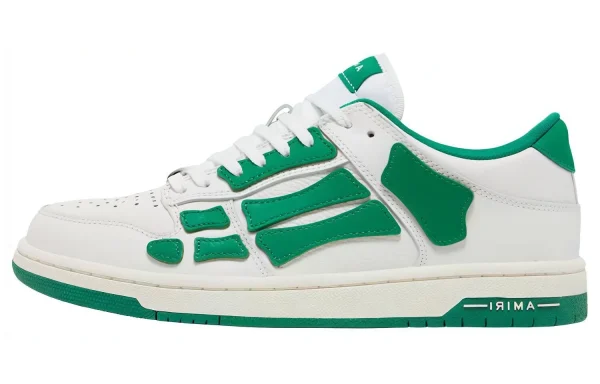 AMIRI Low Top Skateboard Shoes Women's White Green