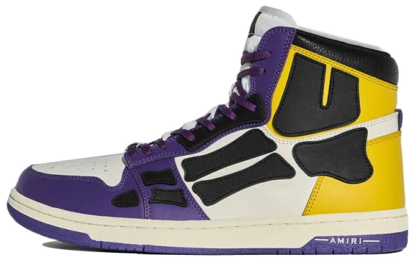 AMIRI Skel Top Hi Purple Gold Black White