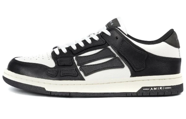 AMIRI Skel Top Low 'Black White'