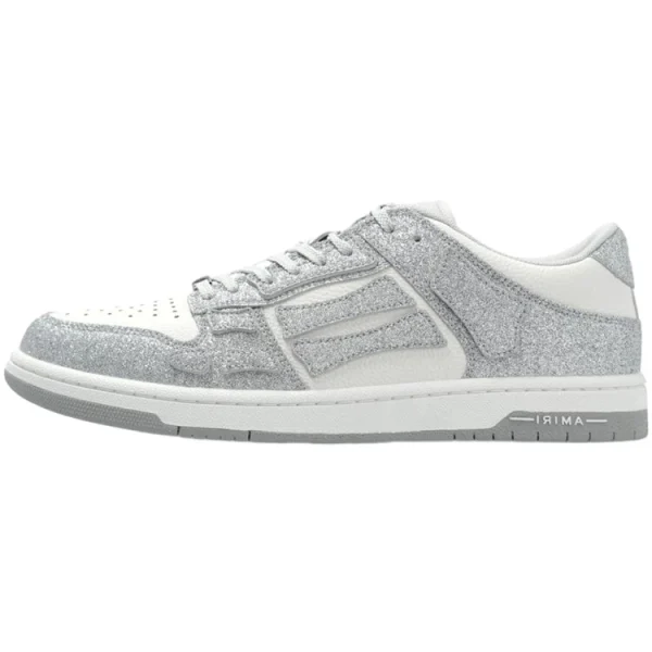 AMIRI Skel Top Glitter Panelled Sneakers