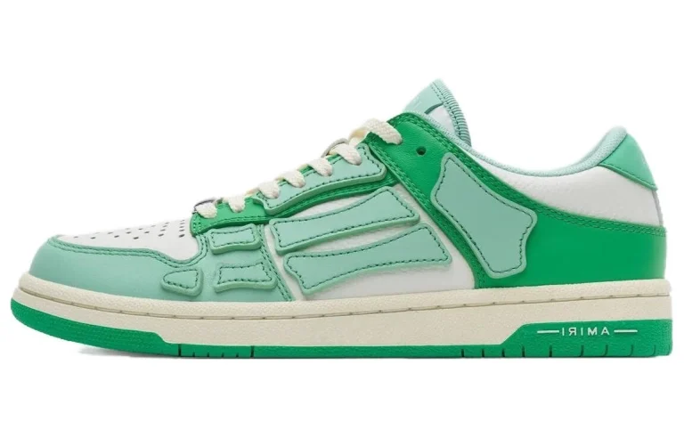 AMIRI Women's Skel Top Low 'Green Cream'