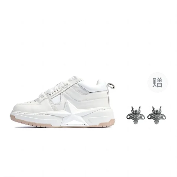 PENTAGONAL HEART Stepping Star Dream Series Skateboard Shoes Unisex Low-Top