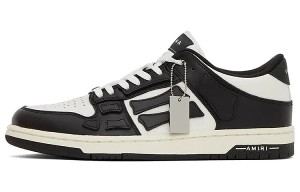 AMIRI Women's Skel Top Low 'Black White'