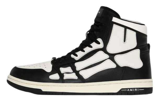 AMIRI Skel Top High 'Black White'
