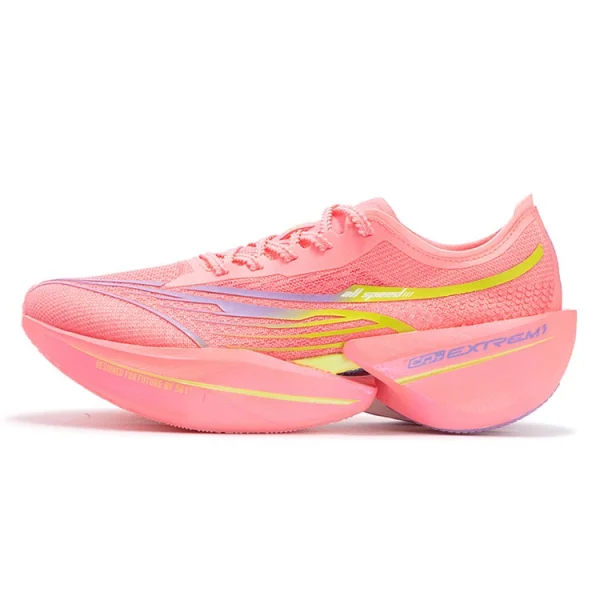 361° Flying Future 1.5 Running Shoes Unisex Low-Top Neon Light Coral/Purple Hydrangea