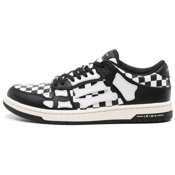 AMIRI Skel Top Low Check-pattern Sneakers