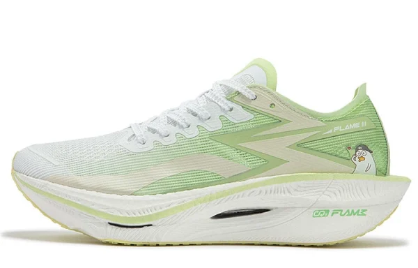 361° Fly Burn 3 Cushioned Slip-Resistant Abrasion-Resistant Breathable Low-Top Running Shoes Unisex Jelly Aloe Vera