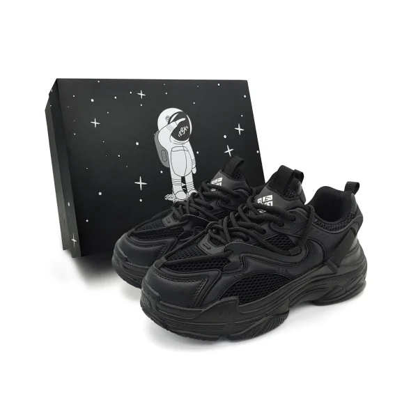 12345 Cushioned Breathable Anti-Slip Wear-Resistant Lightweight Low-Top Chunky Sneakers Unisex
