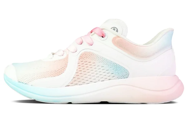 Lululemon Chargefeel Breathable Lightweight Rebound Low Top Running Shoes Women's Blue Pink